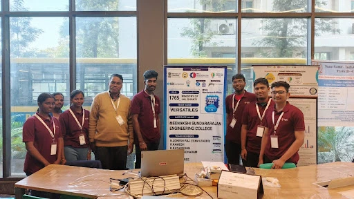 Students collaborating on industry project